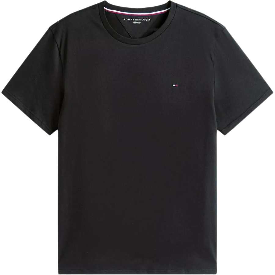 Tommy Hilfiger T Shirts Men's Black Crew Neck