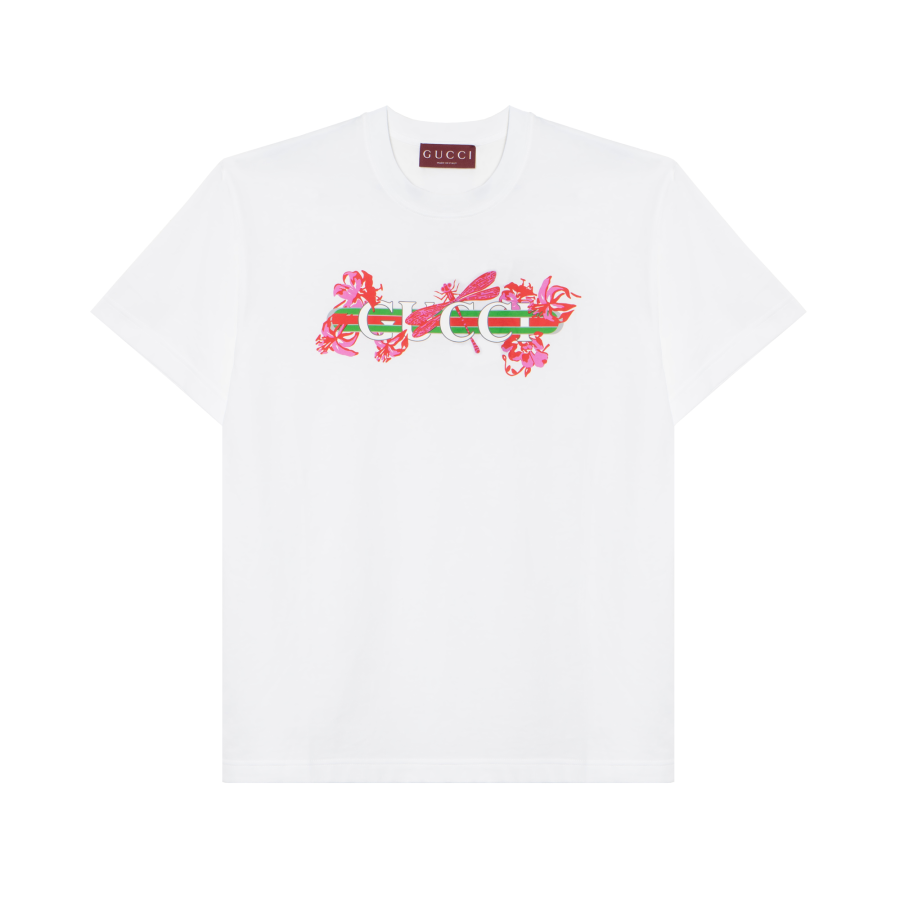 GUCCI GUCCI Web Printed T Shirt