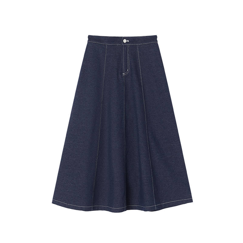 XIANGYING Denim Long Skirt Women's
