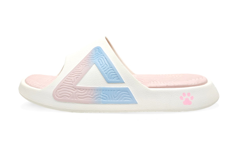 PEAK Tai Ji1.0 Slide Slippers Unisex Pink Blue