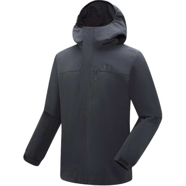 Under Armour Under Armour Jackets Men's Twilight Black Hooded Moderate Wind Shell