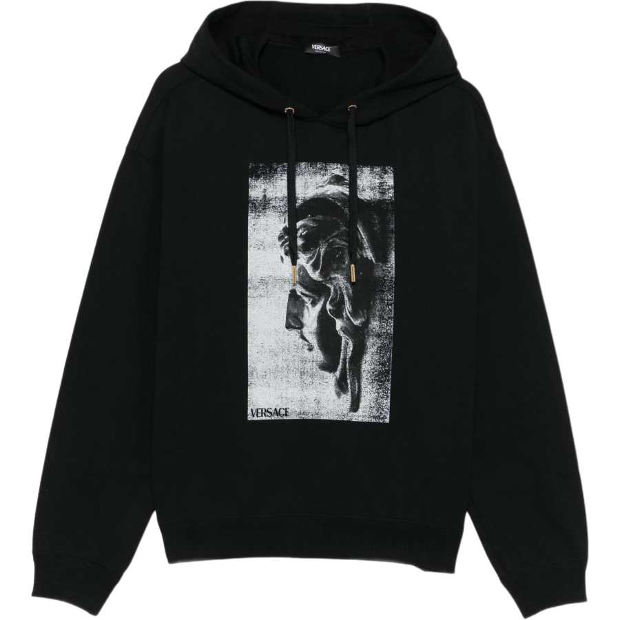 VERSACE VERSACE Pattern Printed Drawstring Hoodie