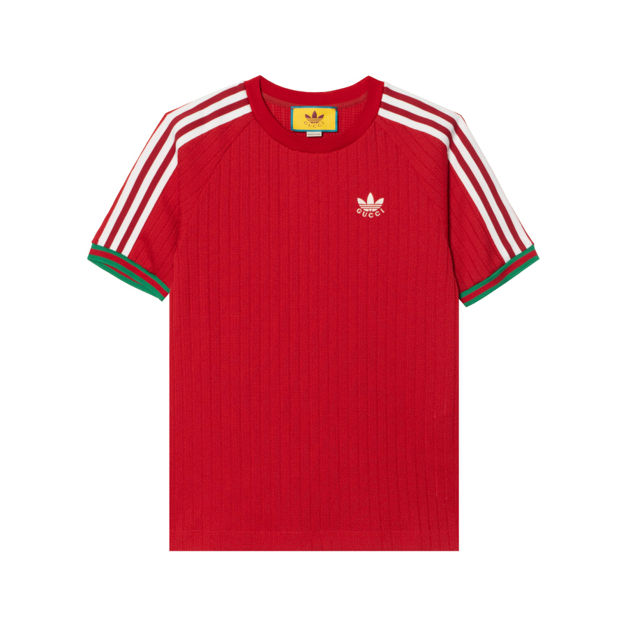 GUCCI X Adidas Jersey T-shirt Red