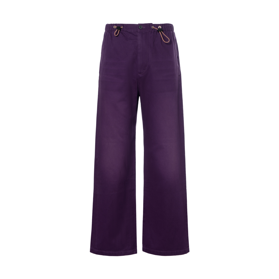 GUCCI Jeans Men's Dark Purple Moderate Straight Fit Pants