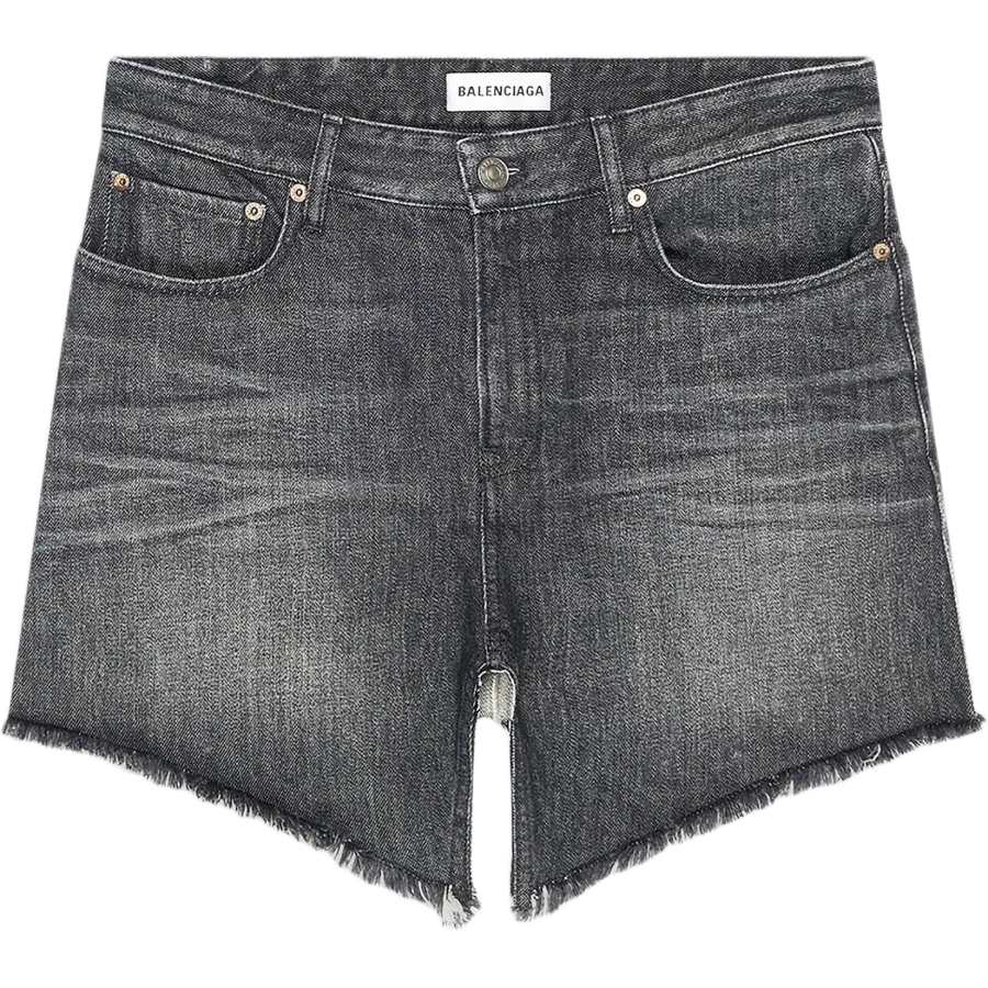 Balenciaga Cut-Up Raw-Hem Mini Skirt