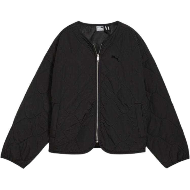 PUMA Jackets Women's Black Baseball Collar Moderate Other