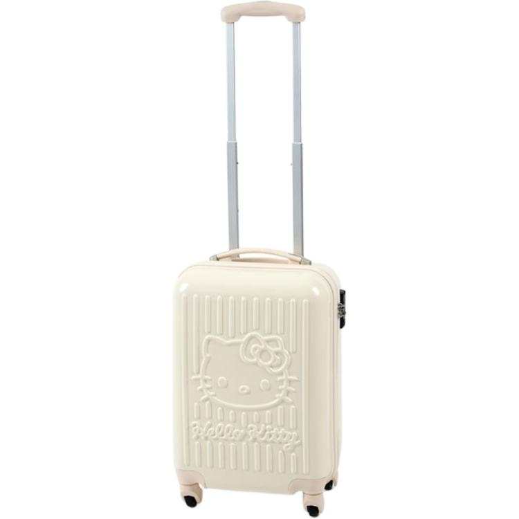 Sanrio Sanrio ABS+PC Combo Trolley Bag Unisex White