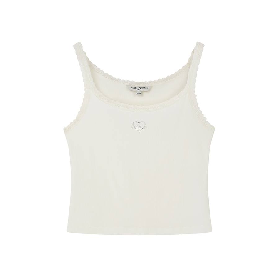 Teenie Weenie Camisoles Women's Crew Neck Moderate Straight Fit