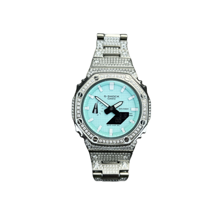 CASIO CASIO Custom Collection Quartz Movement Stainless Steel Watchband Watch Unisex Blue Dial
