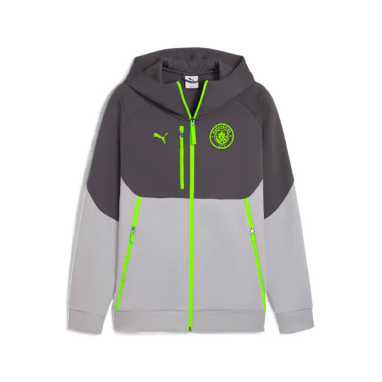 PUMA Manchester City Soccer Ball Club Sweatshirt Men's Gray
