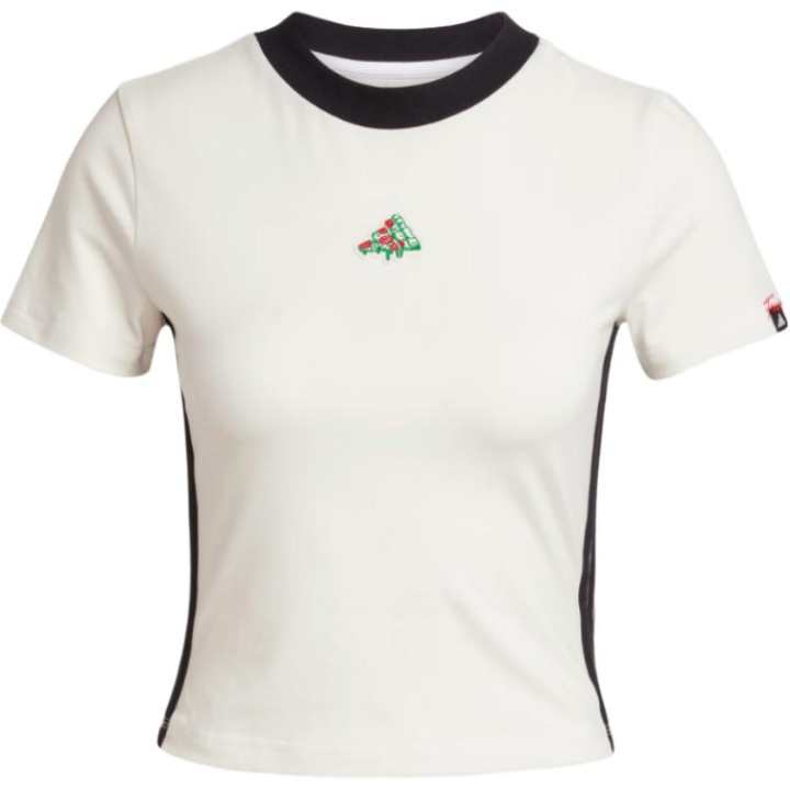 Adidas Adidas Clothing T Shirts Women's Ecru Crew Neck
