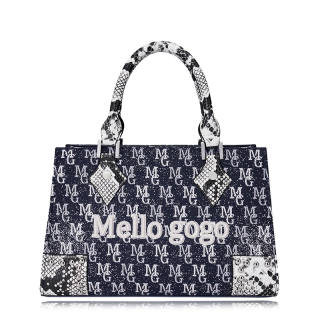 MELLO GOGO Fabric Shoulder Bag, Crossbody Bag, Shoulder Bag, Handbag Regular Women's Multicolor