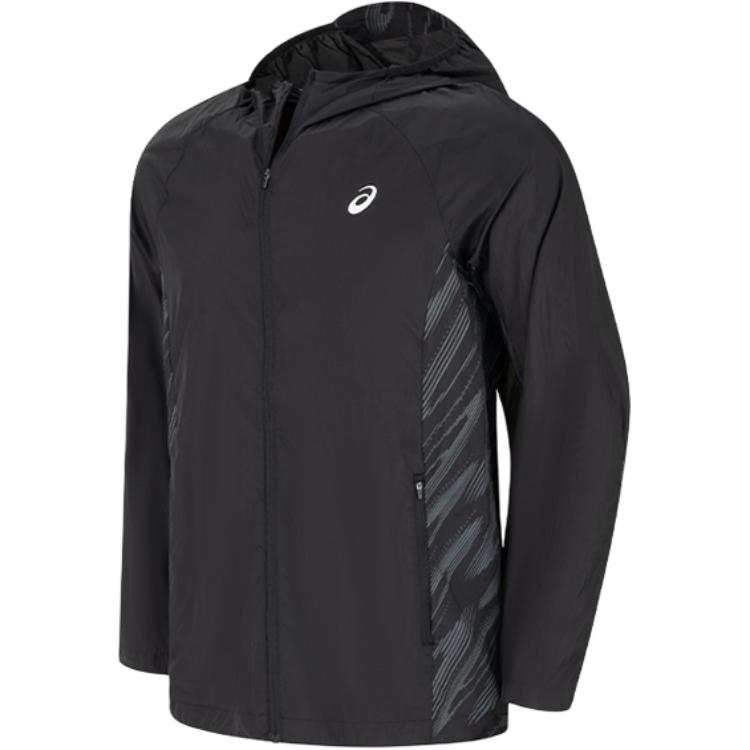 ASICS ASICS Jackets Men's Black Hooded Moderate Other