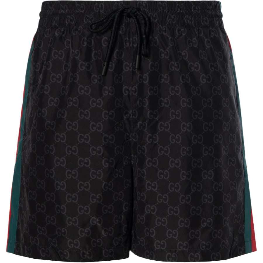 GUCCI Gg Jacquard Nylon Swim Shorts