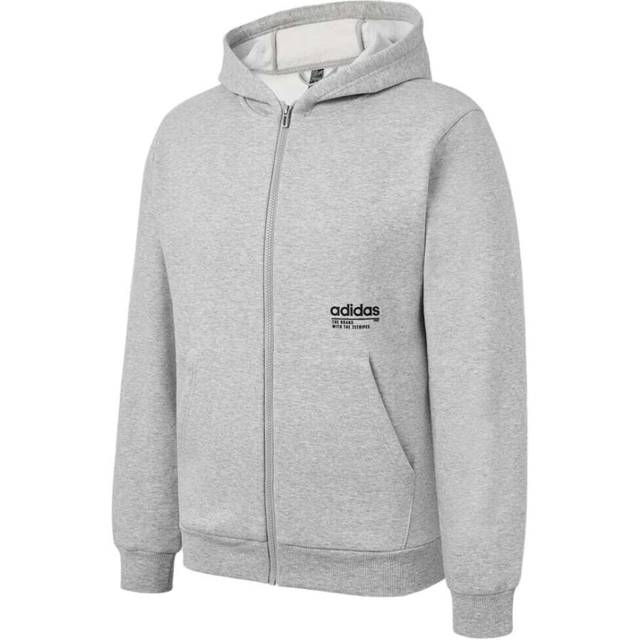 Adidas Adidas Jackets Unisex Gray Hooded Moderate Other