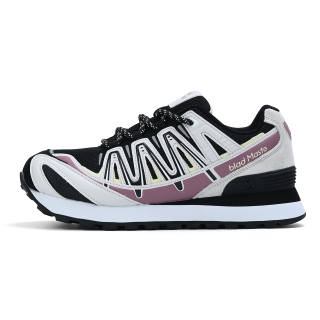 BladMaste Cushioning Slip Resistant Abrasion Resistant Low top Casual Shoes Unisex Black Purple