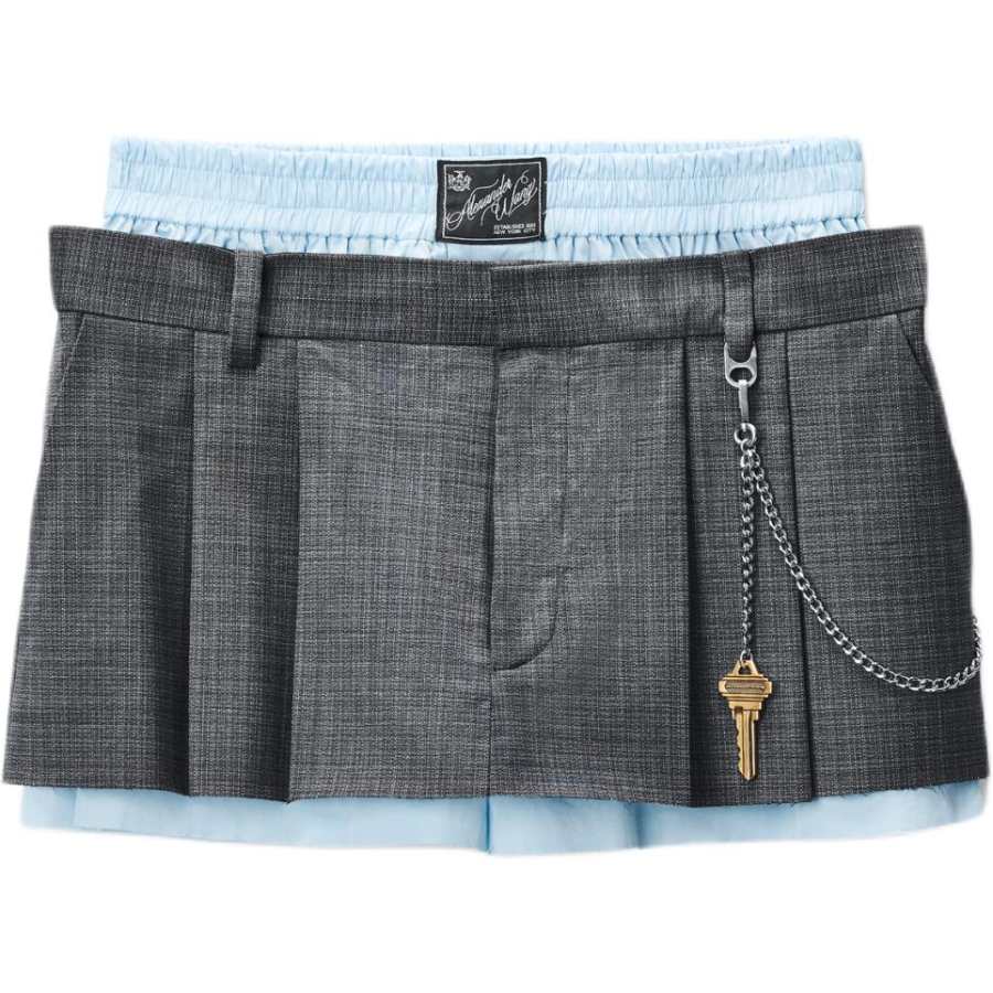 Alexander Wang Layered Pleat Detailed Skirt
