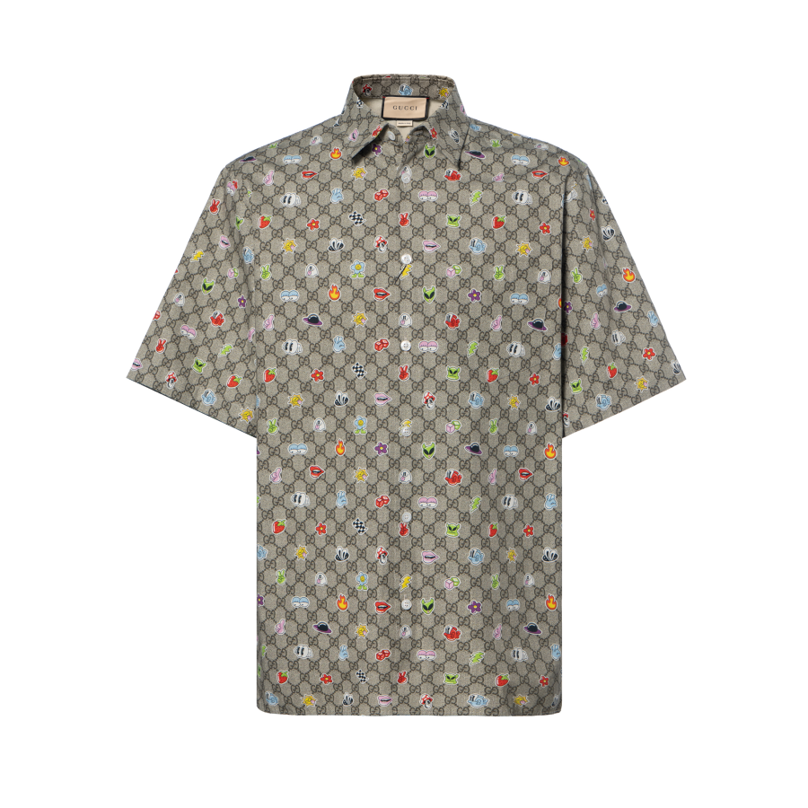 GUCCI GUCCI SS24 Shirt Men's Multicolor