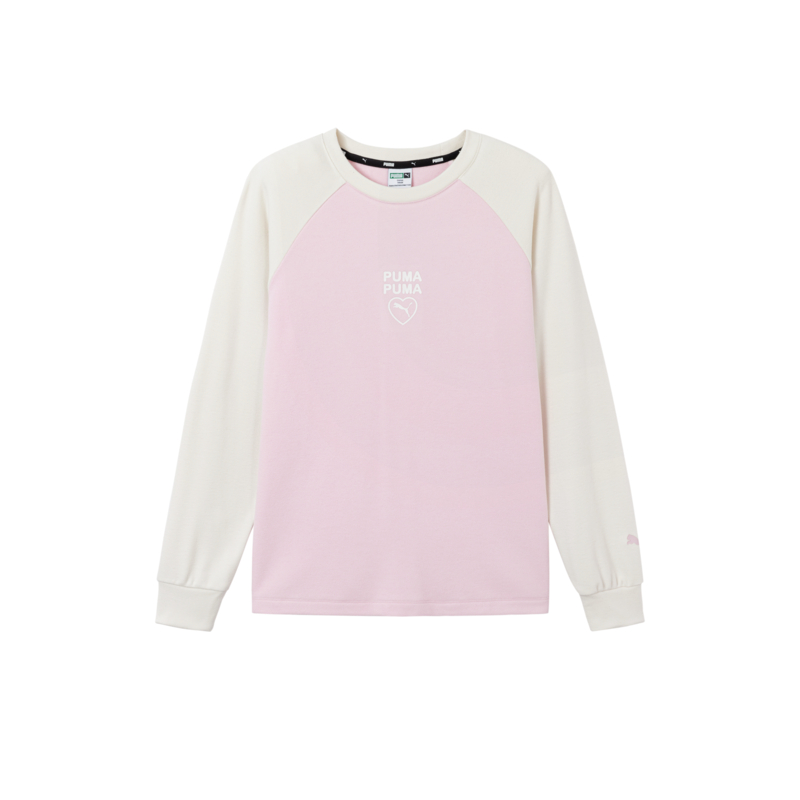 PUMA Sportstyle T Shirt Pink White Unisex