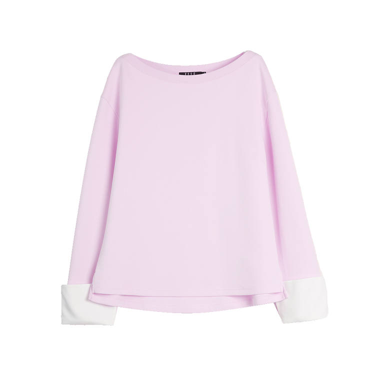 ELLE Sweatshirts Women's Crew Neck Moderate