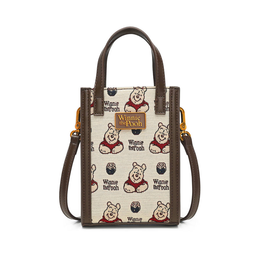 Disney Winnie The Pooh Pu Handbag Women's Ecru