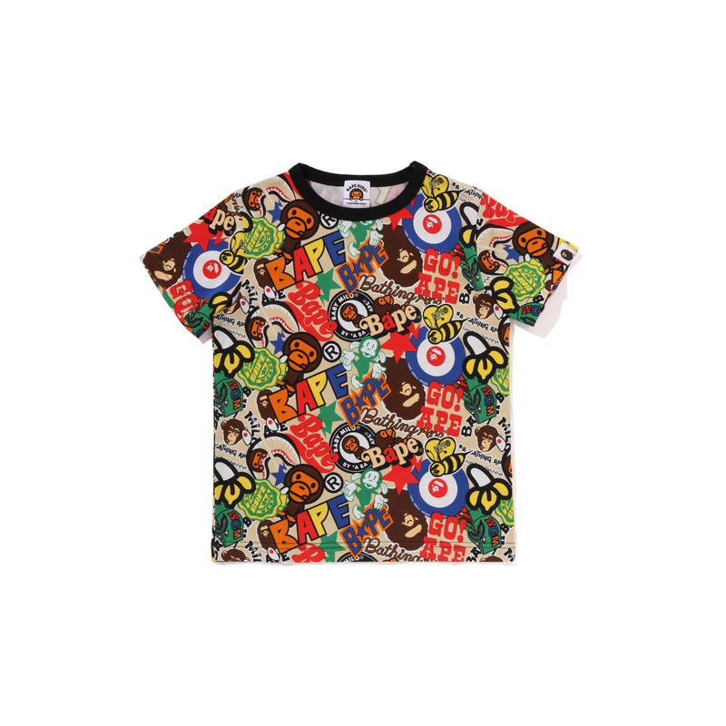 A BATHING APE T Shirt FW25 Children Aged 3 7 Years Old