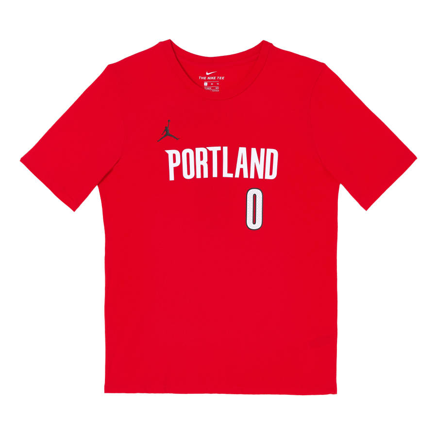 Jordan Jordan x NBA Damian Lillard, Portland Trail Blazers T Shirt Teenagers