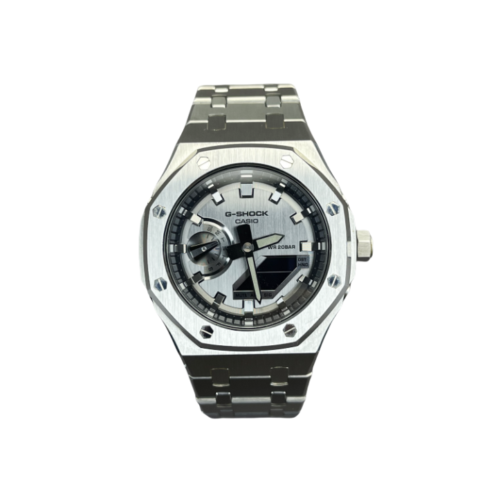 CASIO CASIO Custom Collection Quartz Movement Stainless Steel Watchband Watch Unisex Silver Dial