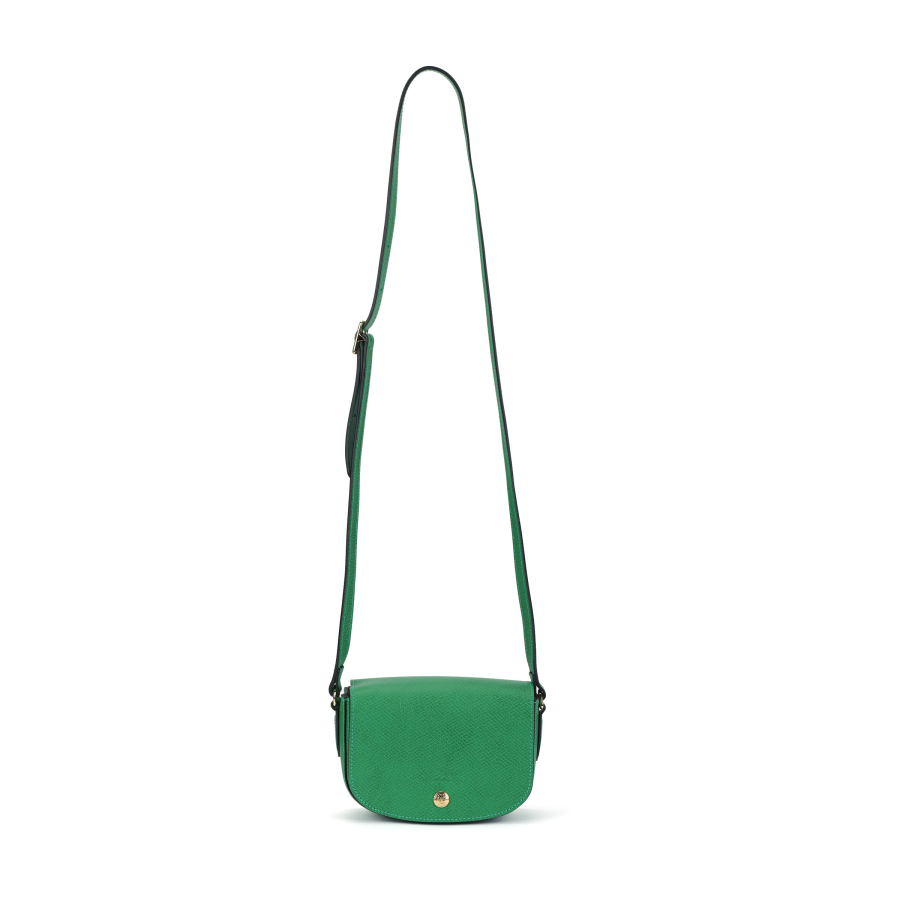LONGCHAMP Longchamp logo-embossed leather crossbody bag