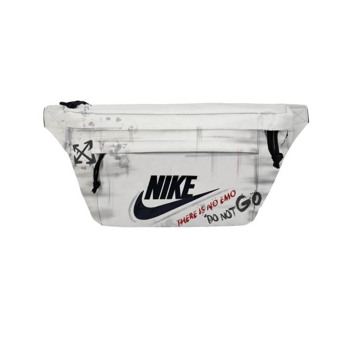 Nike Nike Fabric Lazy Cat Punk Tiger Print Crossbody Bags Unisex Light Bone