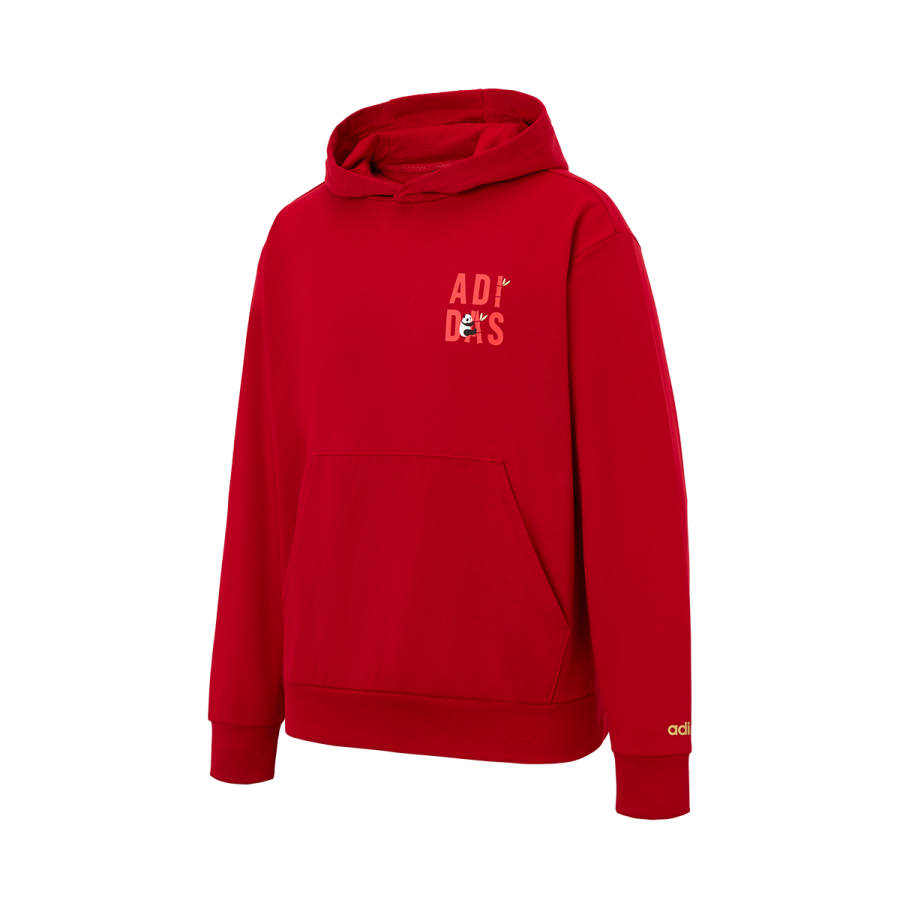 Adidas Adidas Sweatshirts Women's Red Hooded Moderate