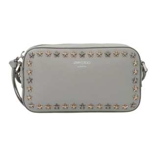 Jimmy Choo Leather Shoulder Bag, Crossbody Bag Women's Gray