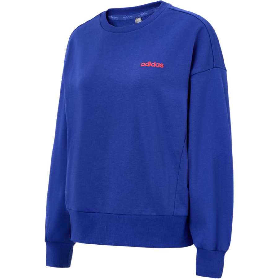 Adidas Adidas Sweatshirts Women's Blue Crew Neck Moderate