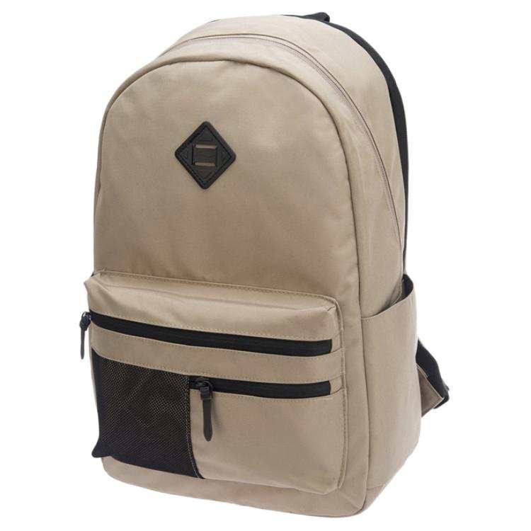 Li-Ning Li Ning Sports Life Collection Minimalist Fashion Polyester Backpack Unisex Khaki