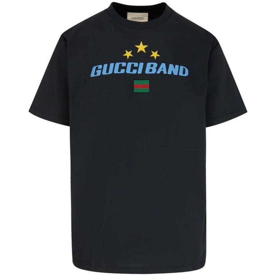 GUCCI 【Previous Season】GUCCI Band print oversize T-shirt
