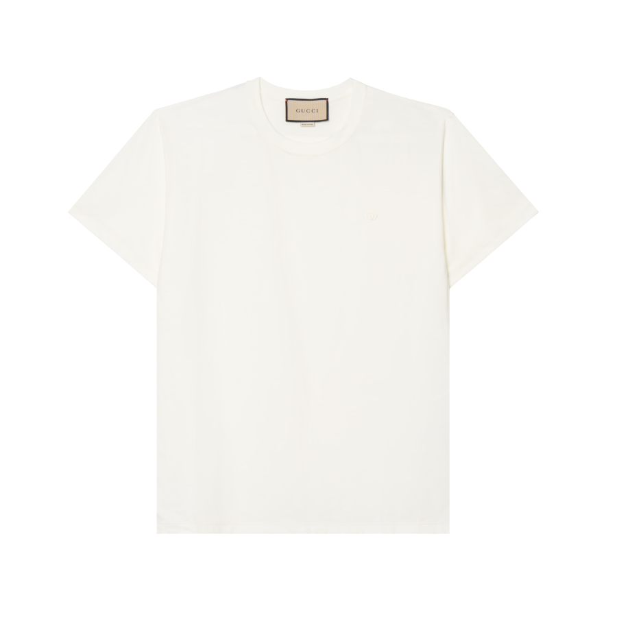 GUCCI T Shirts Men's White Crew Neck Moderate