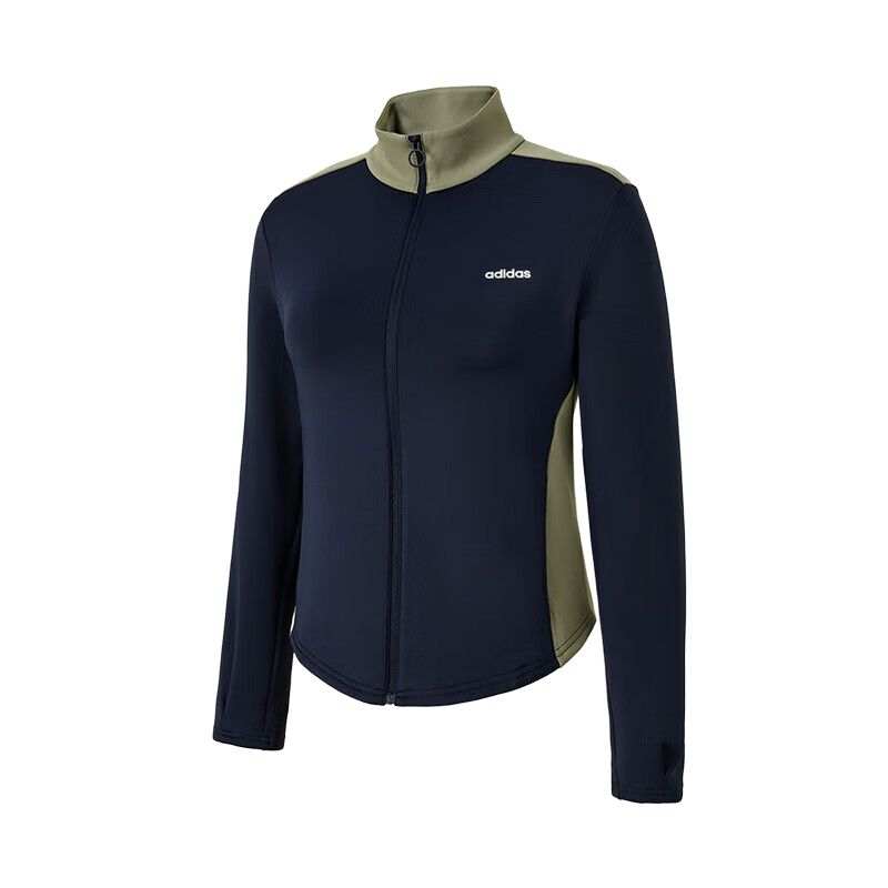 Adidas Adidas Jackets Women's Marine Blue Stand Collar Moderate Other