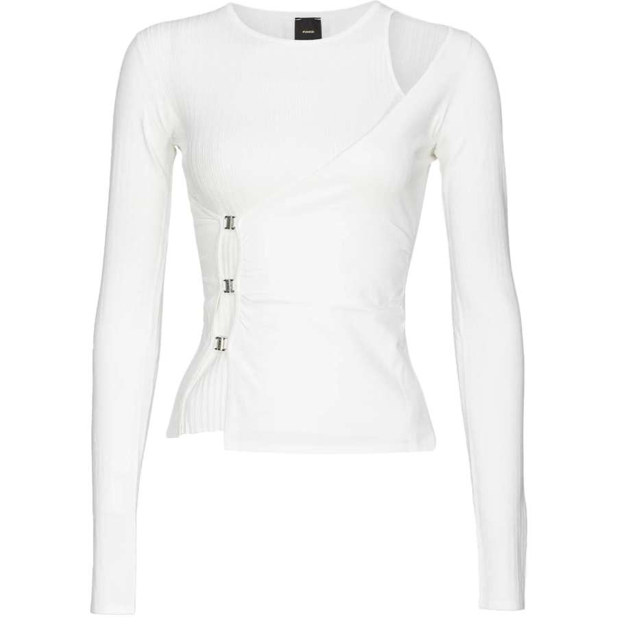 PINKO PINKO Round Neck Asymmetric Top