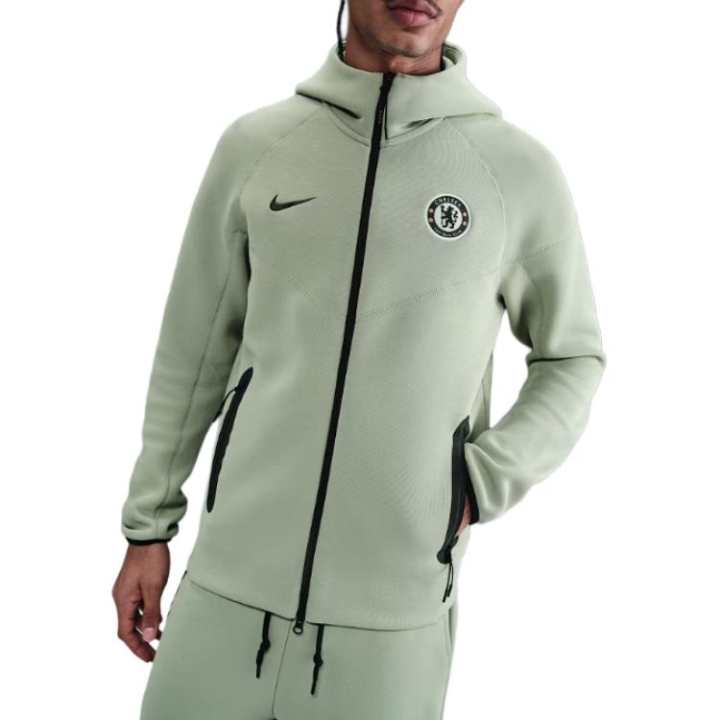 Nike Nike Chelsea Fc Tech Windrunner Men's Nike Soccer Fleece Full-Zip Hoodie