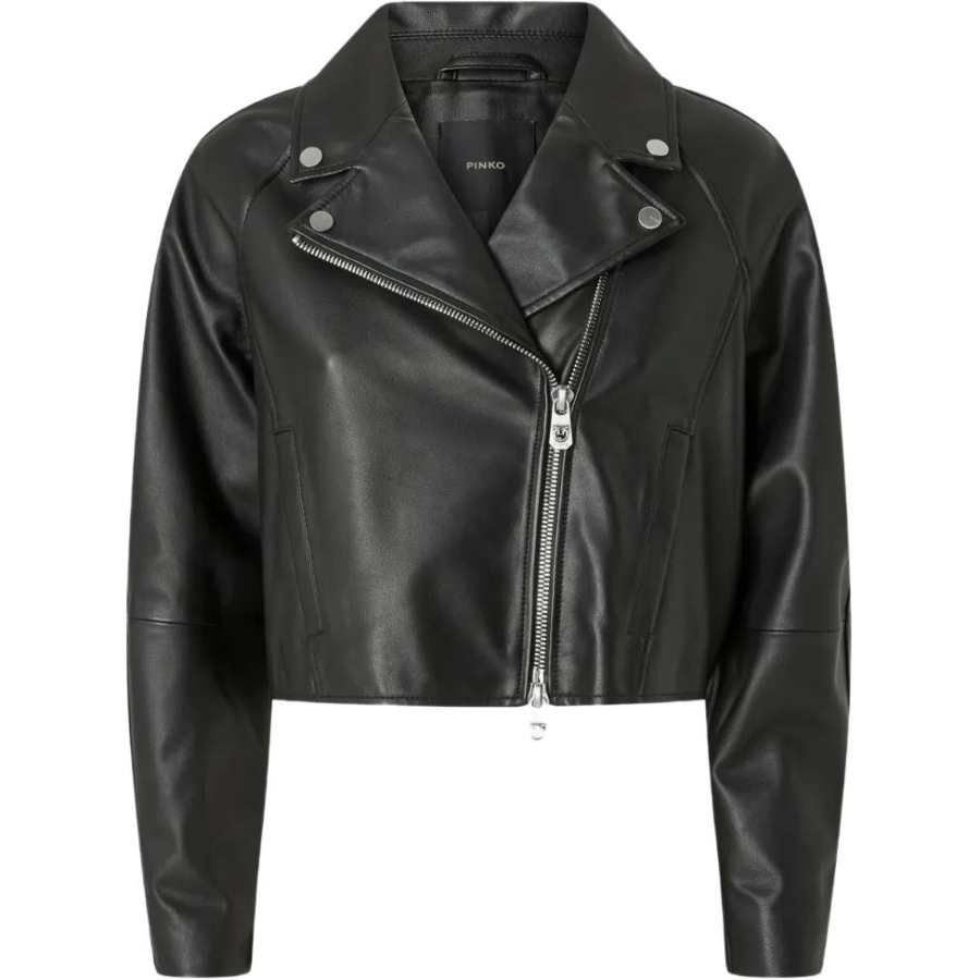 PINKO FW25 Leather Jacket Women's