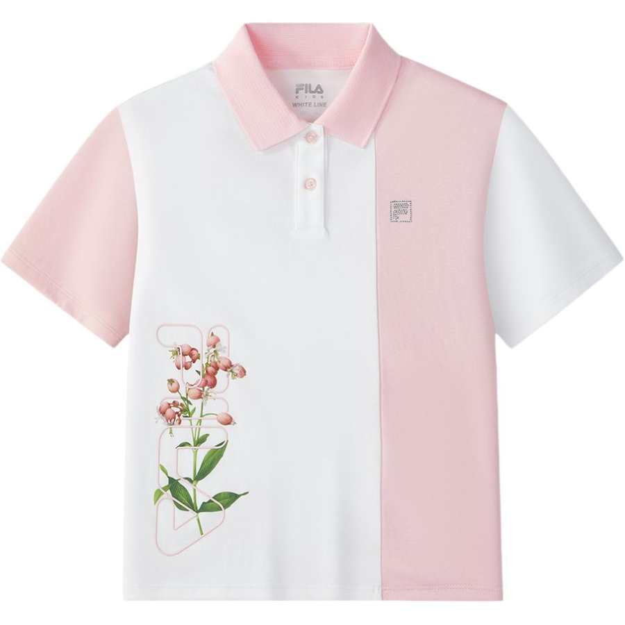 FILA KIDS Grade School T Shirts Polo Collar Thin