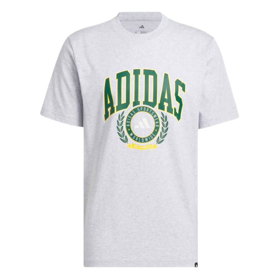 Adidas Adidas T Shirts Men's Light Gray Crew Neck