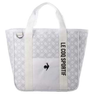 Le Coq Sportif Polyester Tote Bag, Shopping Bag, Handbag Regular Women's White