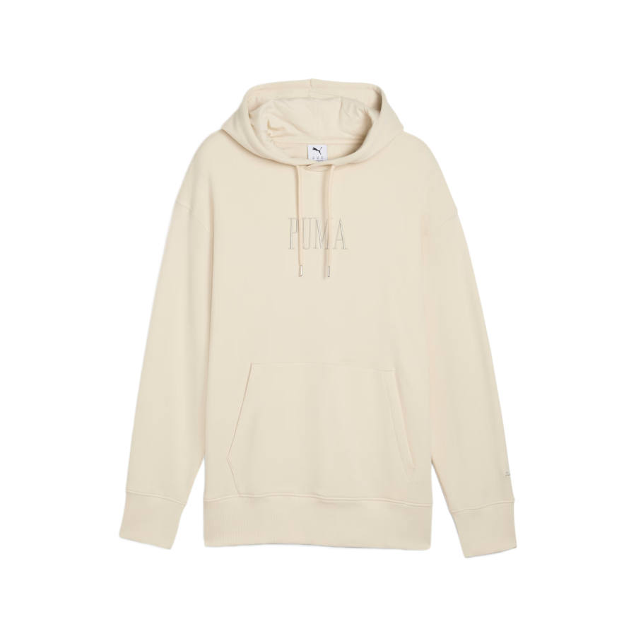 PUMA Premium Sweatshirts Unisex Beige Hooded Moderate Regular
