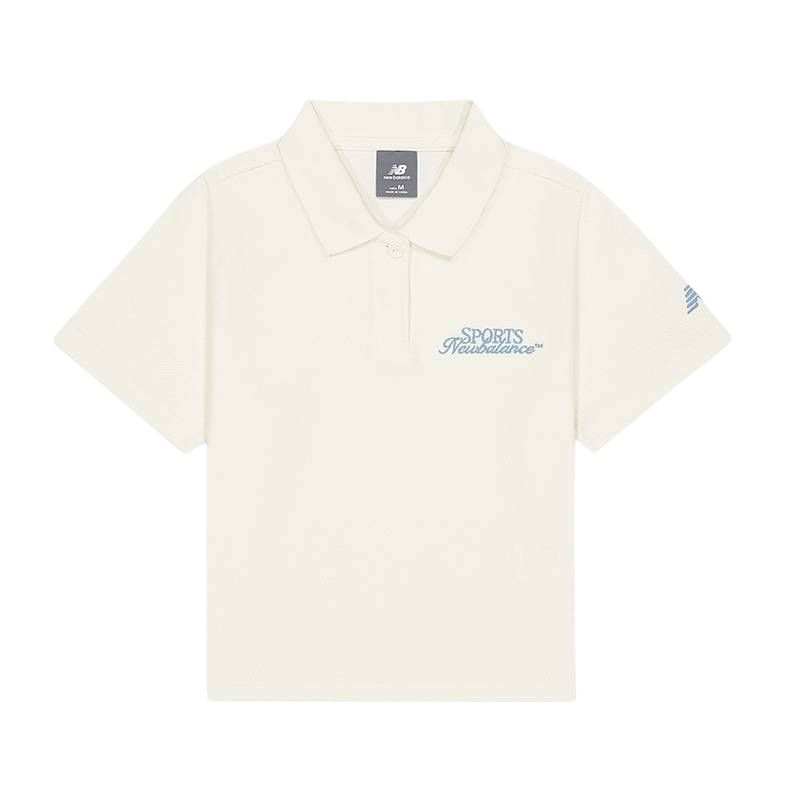 New Balance New Balance Polo Shirts Women's Ivory White Moderate