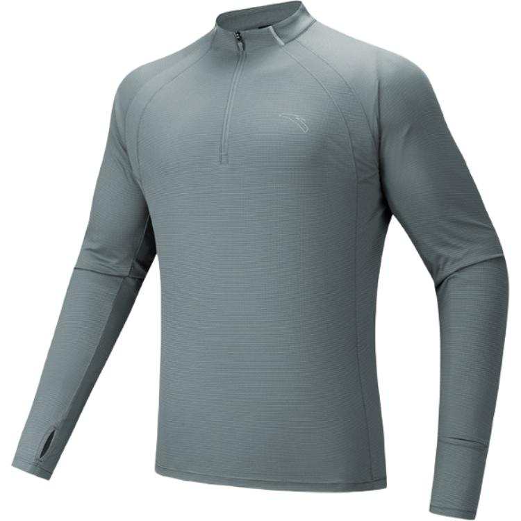 ANTA T Shirts Men's Stand Collar Moderate Straight Fit