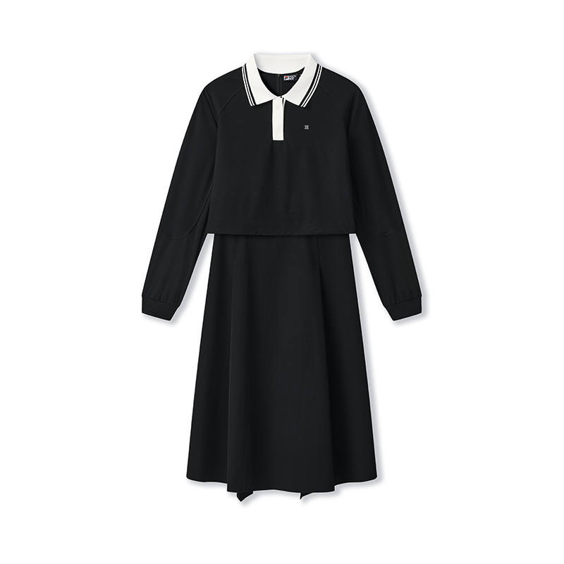 FILA WHITE Long Sleeved Dress Women's