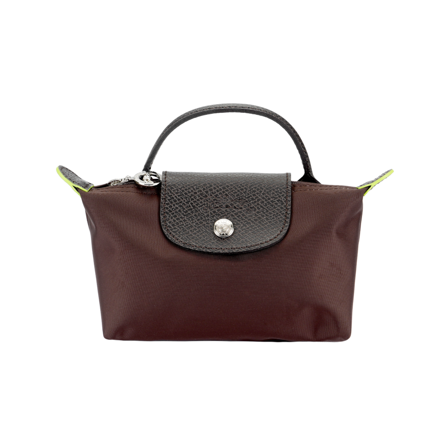 LONGCHAMP Le Pliage Nylon Handbag Women's Mocha