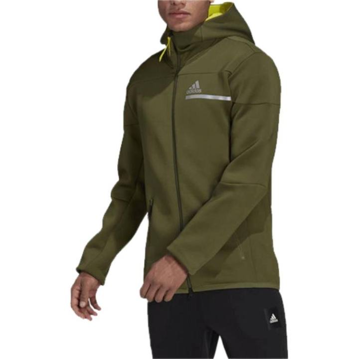 Adidas Adidas Jackets Men's Green Hooded Moderate Other