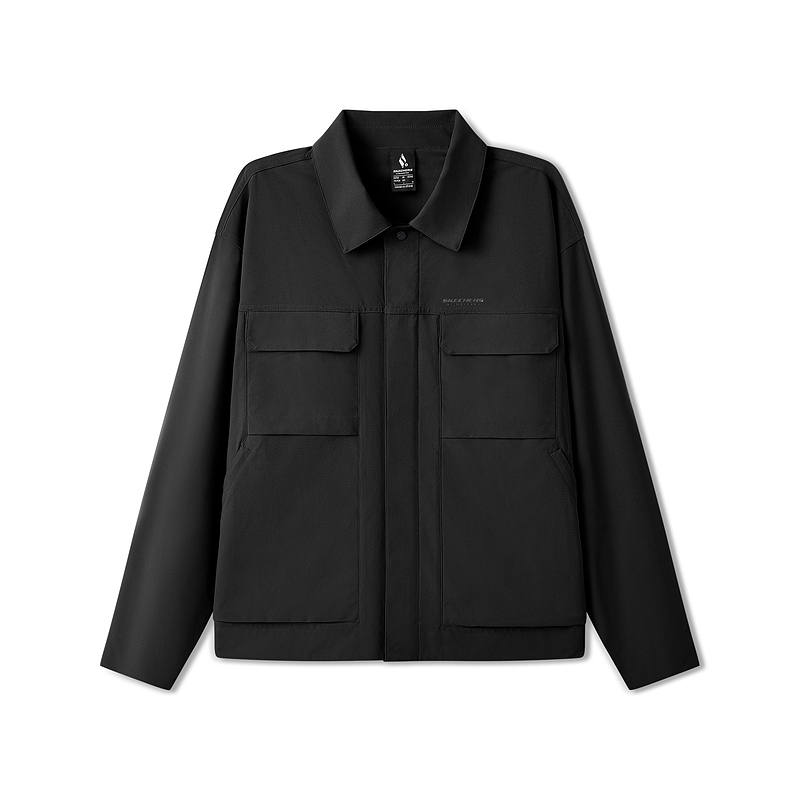 Skechers Jackets Unisex Midnight Black/03B6 Lapel Moderate Workwear